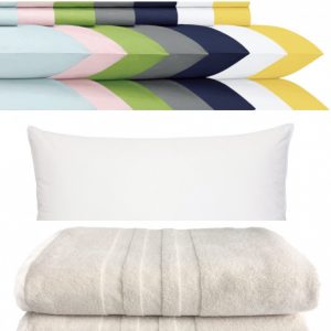 Extra Sheets, Pillows & Towels
