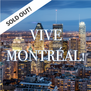 ISGC MONTREAL TRIP: $1050.00 CAD: Includes accommodation, 1-2 mandatory activities per day, two family-style meals per day. Select additional free-time activities below.