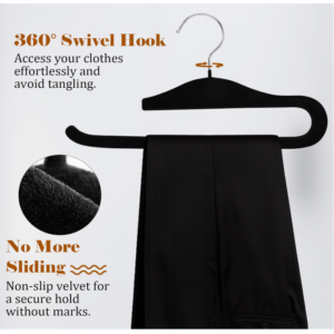Premium Non Slip Velvet Hangers 10 Pack